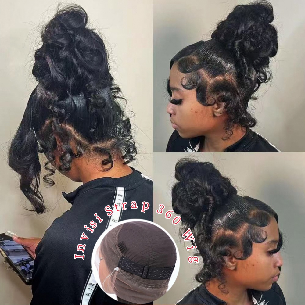 Lace Front Wig - Wig HD 360 Full Lace dengan