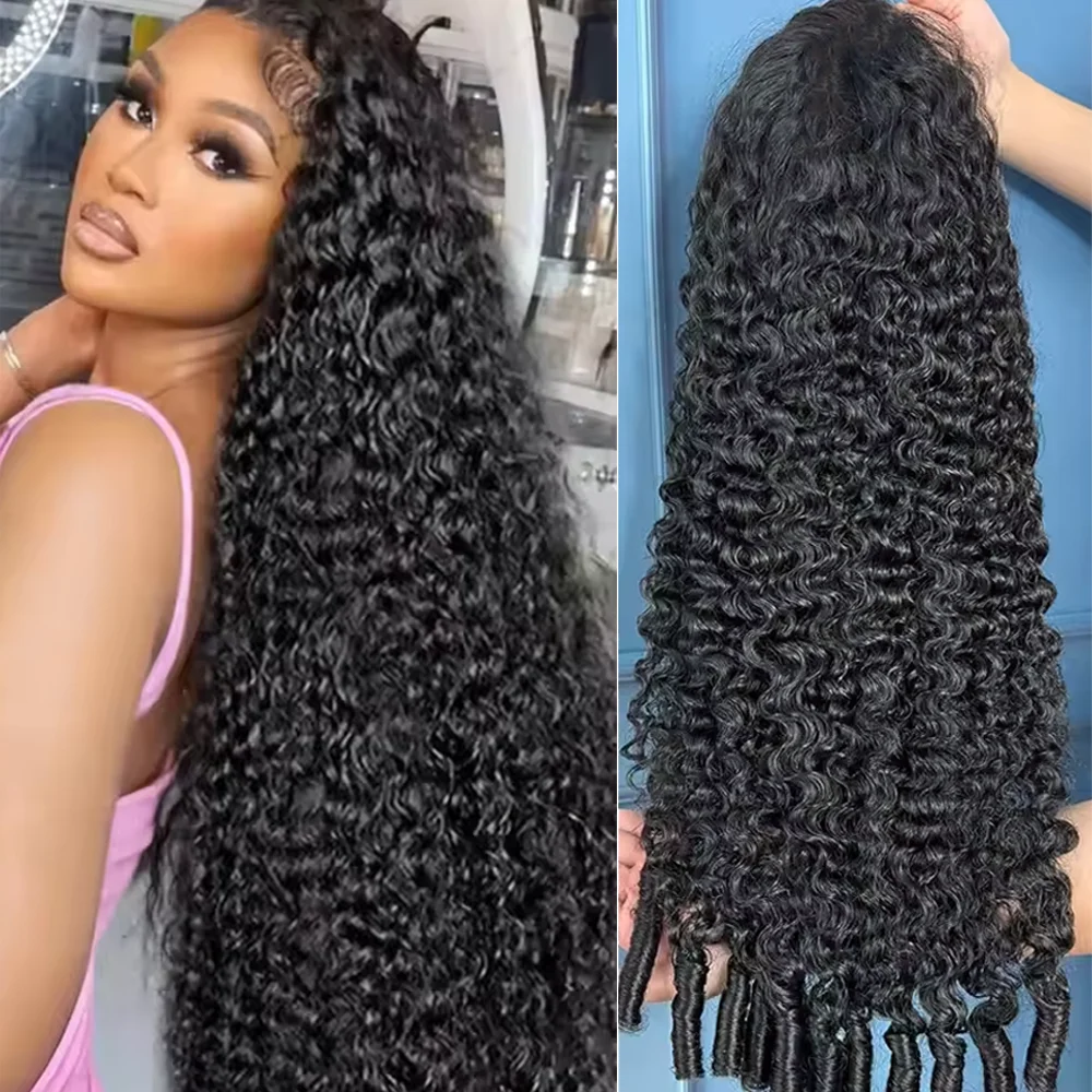 Lace Front Wig - Wig Rambut Manusia Keriting Burma 46