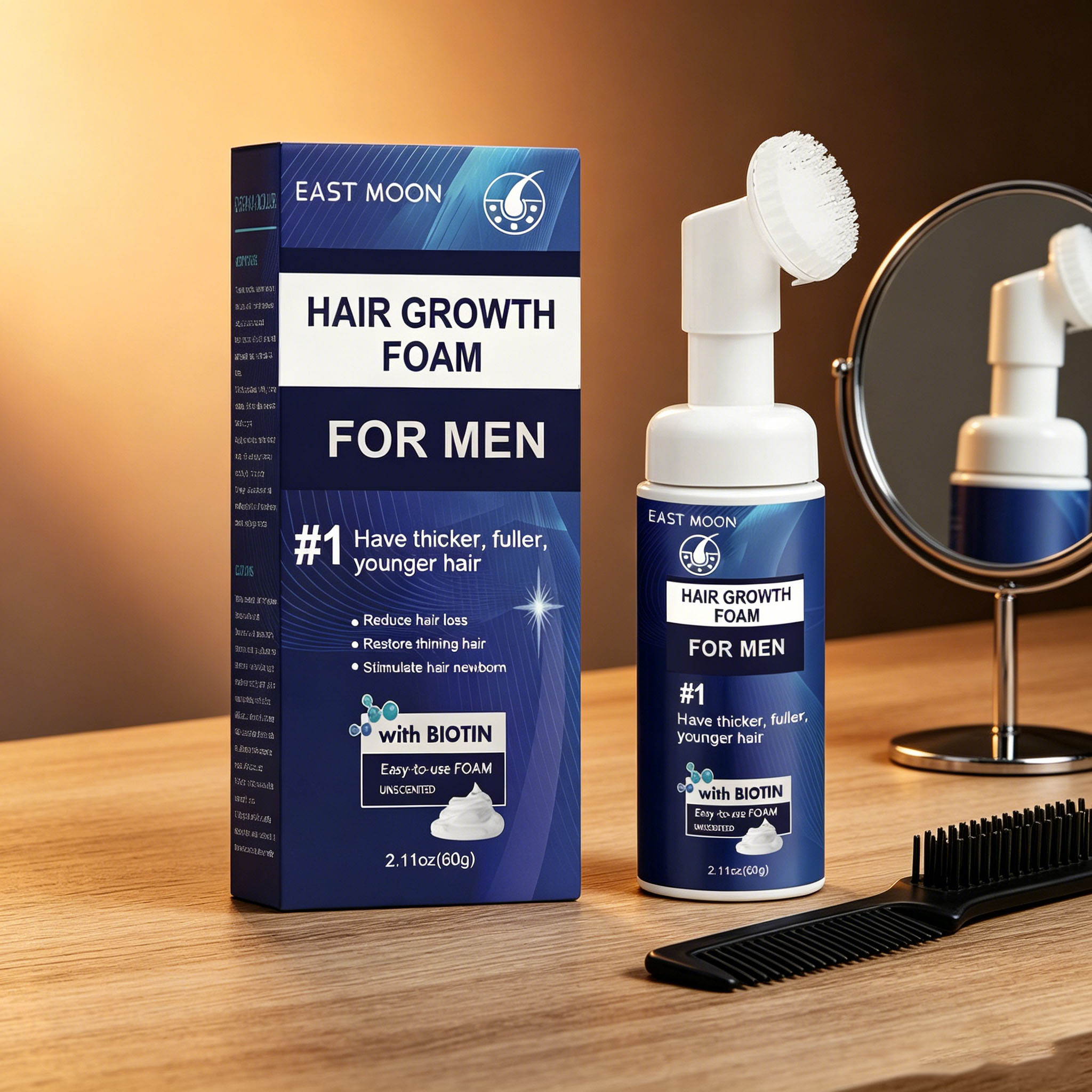 Hair Care For Hair Growth - Busa Penumbuh Rambut Sikat Silikon Pijat