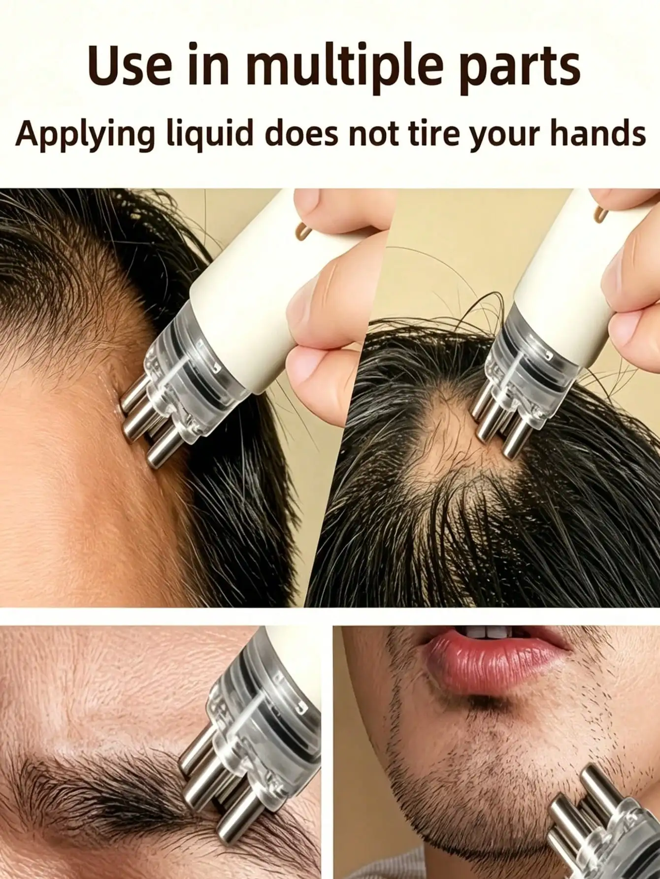 Hair Care For Hair Growth - Aplikator Kulit Kepala Kapasitas Perjalanan, Sisir