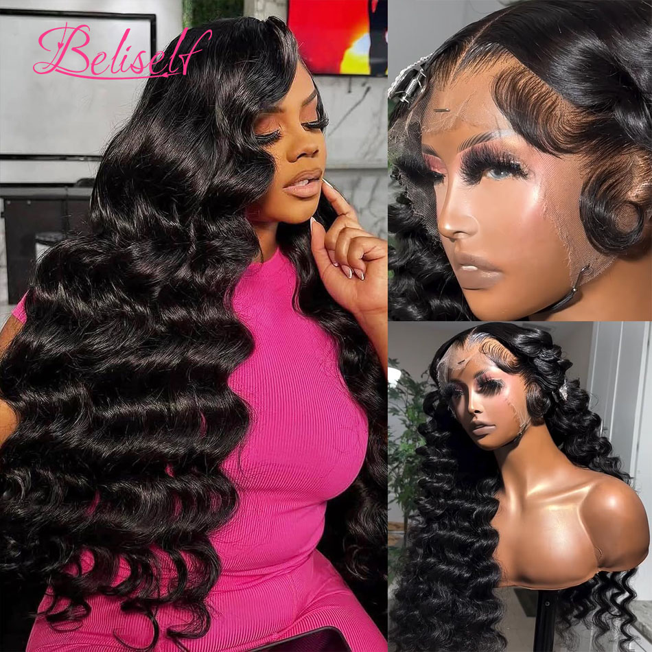 Wig Rambut Asli 13x6 HD Lace F - Lace Front Wig ulasan dan harga