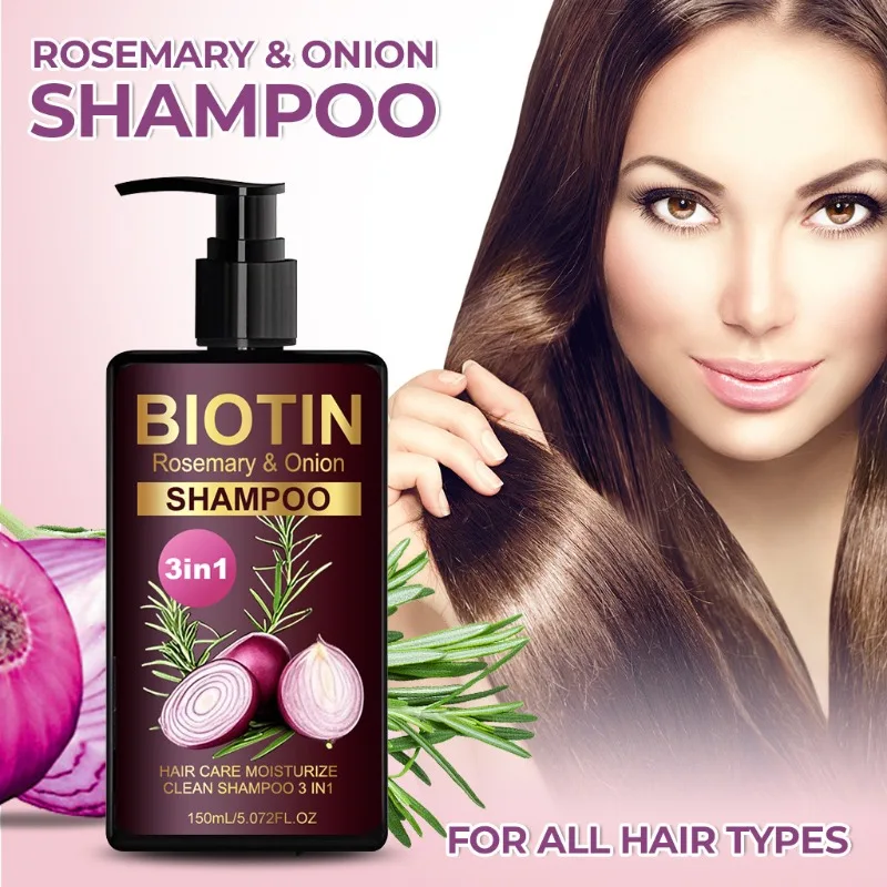 150ml BIOTIN Rosemary & Onion  - Hair Care Natural Ingredients ulasan dan harga