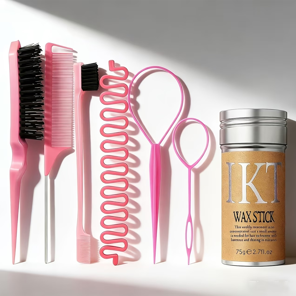 7pcs Set Perawatan Penataan Ra - Hair Care Tools ulasan dan harga