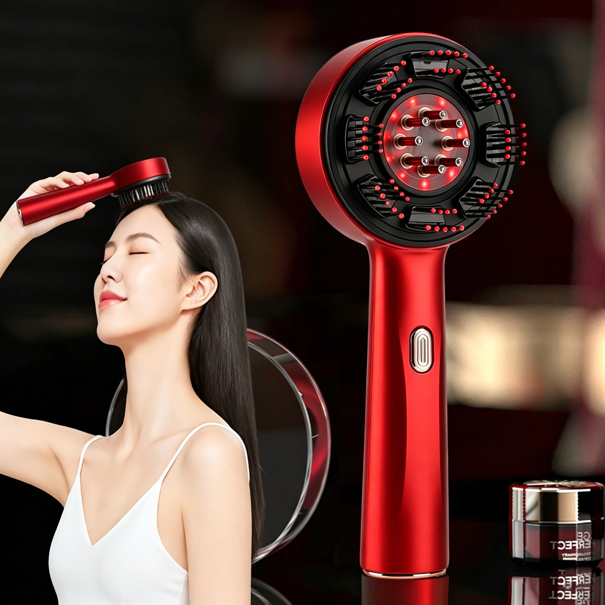 Sisir Pijat Elektrik Portabel, - Hair Care For Hair Growth ulasan dan harga