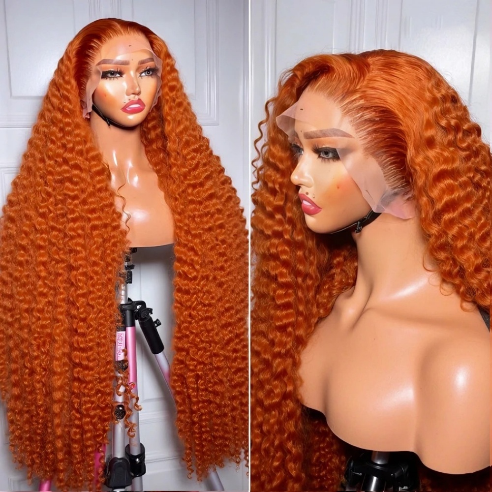 Wig Rambut Manusia Deep Wave G - Lace Front Wig ulasan dan harga