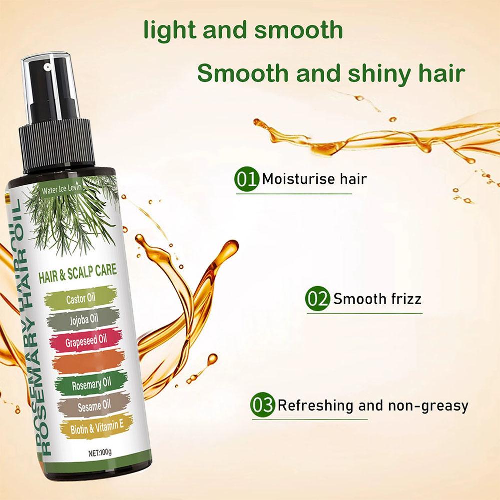 100G Minyak Rosemary Perawatan - Hair Care Growth ulasan dan harga