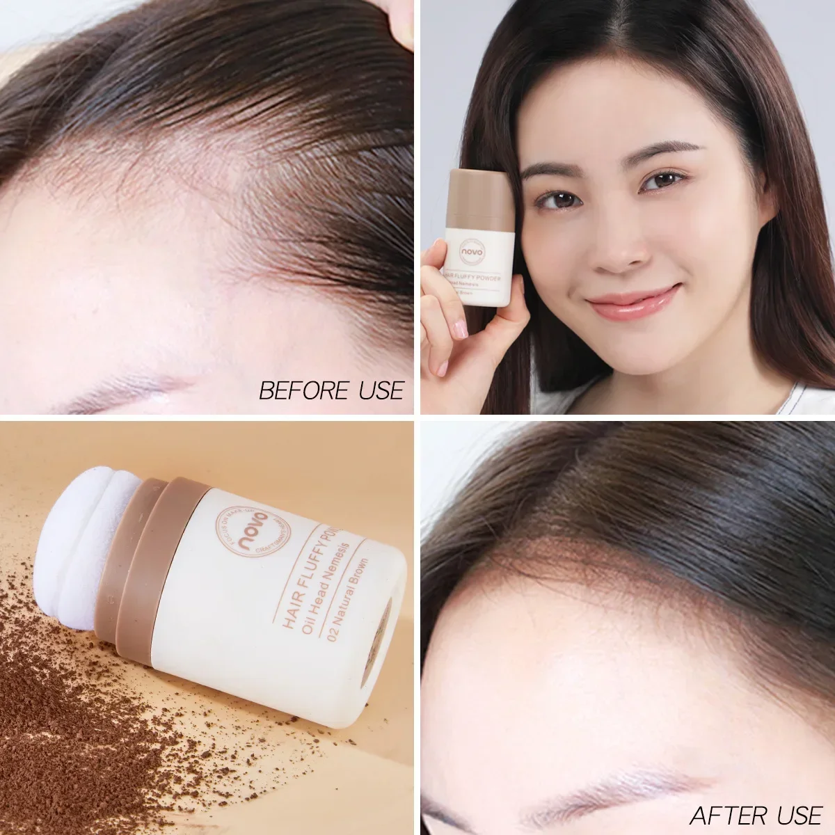 Novo Hair Pluffy Powder - Peng - Hair Care Women ulasan dan harga