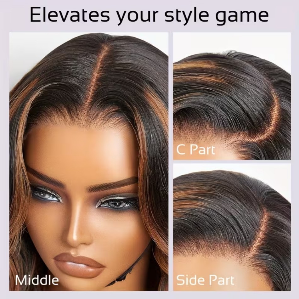 Wig Rambut Asli Body Wave Lace - Lace Front Wig ulasan dan harga